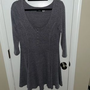 Three quarter sleeve winter dress